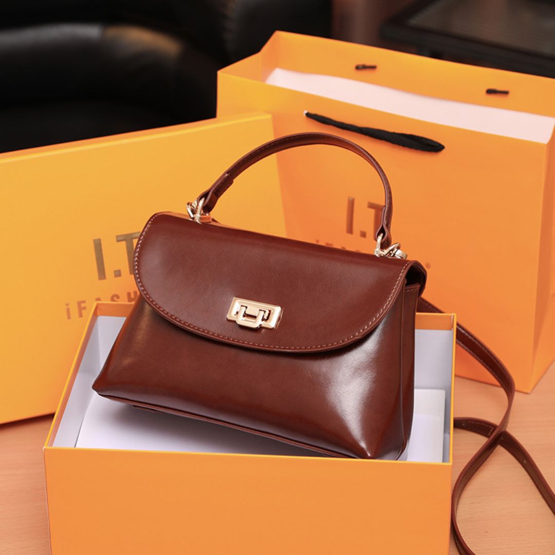 Velanci Velour Prestige Leather Handbag