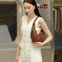 Bellissimo Midnight Heirloom Luxe Leather Handbag Velanci