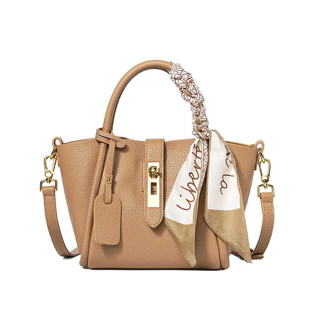 Velanci Noir Royale Leather Handbag