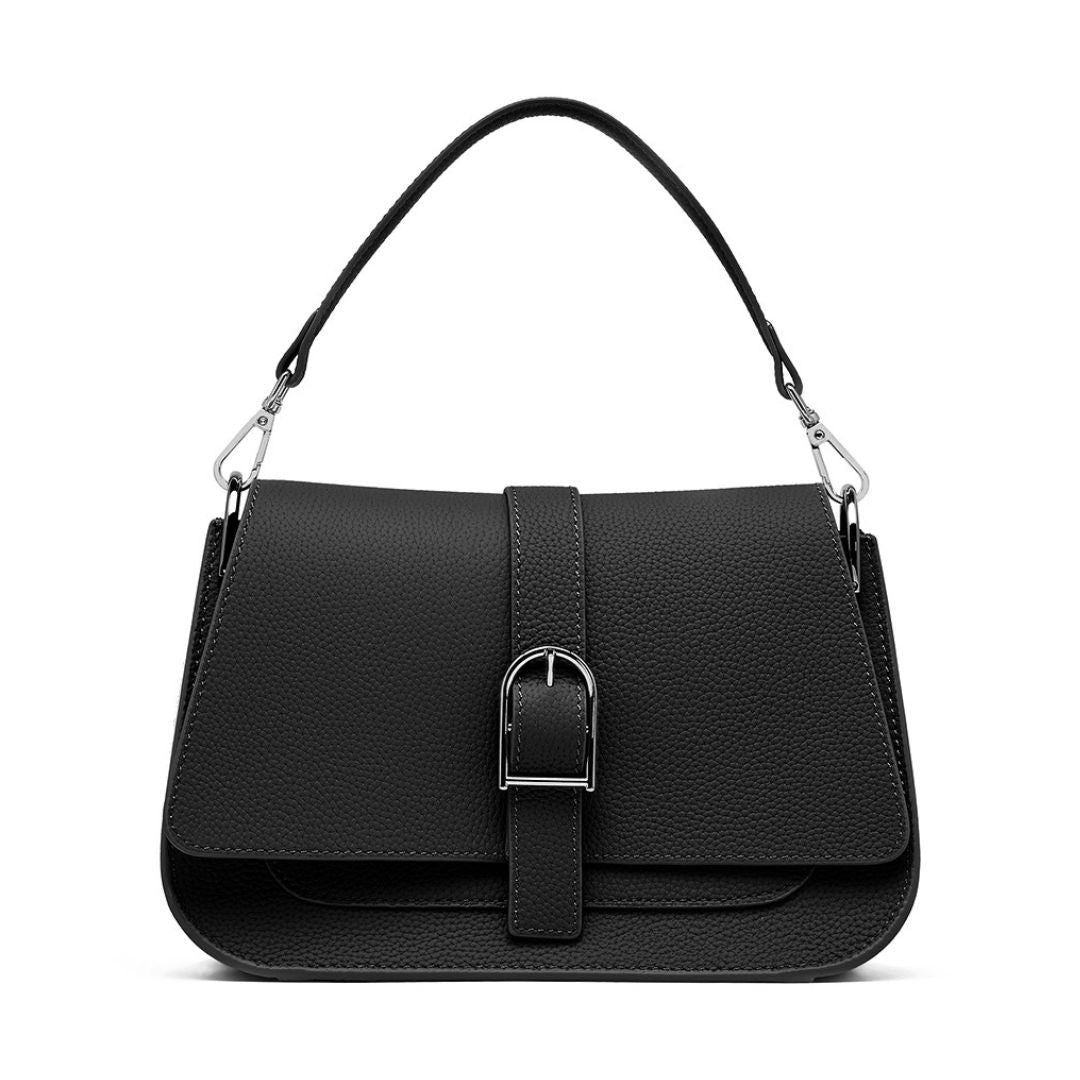 Huntington Veil Handbag: Timeless Elegance in Genuine Leather