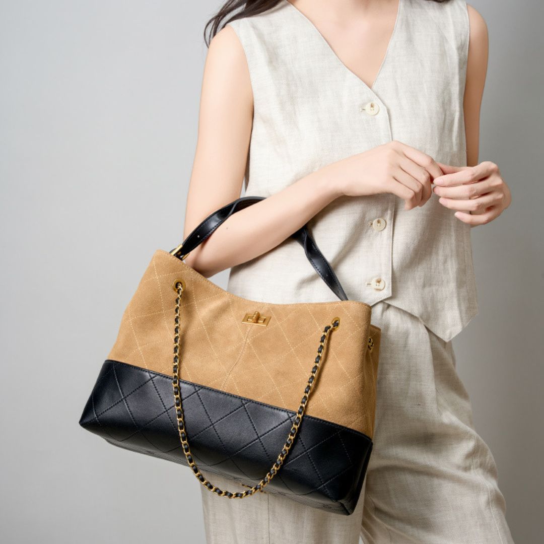 Lustre Royale Genuine Leather Handbag