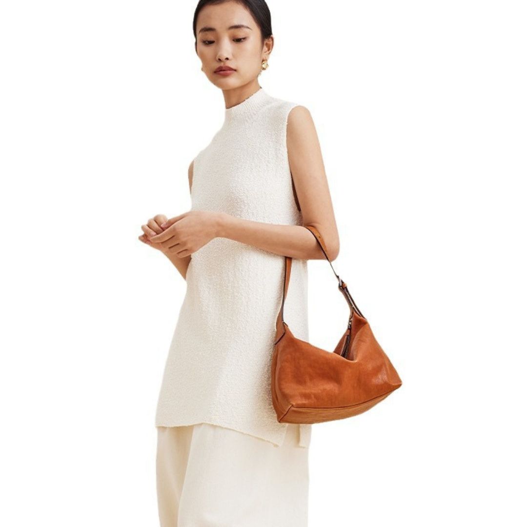 Langley Dream Handbag: A Touch of Refined Elegance in Genuine Leather