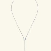 1 Carat Moissanite Necklace - Sterling Silver Sparkle Velanci
