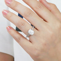 3 Carat Moissanite Ring Amara - Everyday Sparkle Shine Women's Ring Velanci