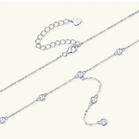 Moissanite Necklace - 1.1 Carat D Color VVS1 Sterling Silver Velanci