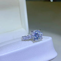 3 Carat Lab-Created Moissanite Ring Giada - Coastal Shine Women's Ring Velanci