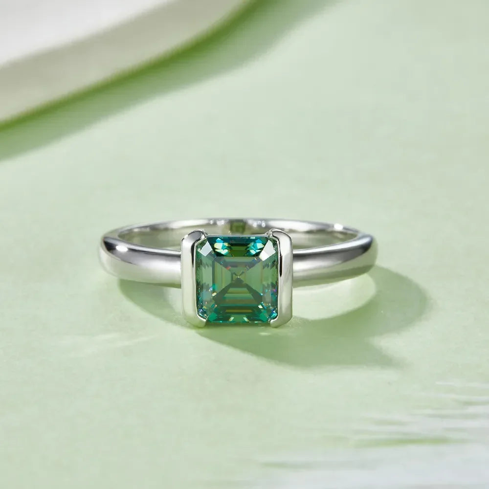 Moissanite Ring Sofia - 1 Carat Sterling Everyday Wear Women's Ring Velanci