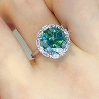 Ring Giovanna - 5 Carat Moissanite Sterling Silver Women's Ring Velanci