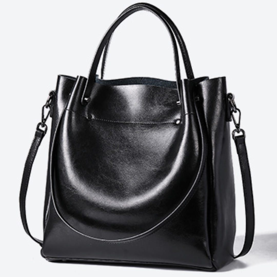 Velanci Garnet Frost Luxurious Leather Handbag