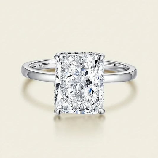 Womens Ring Anello Sereno - Rectangular Center Stone Velanci