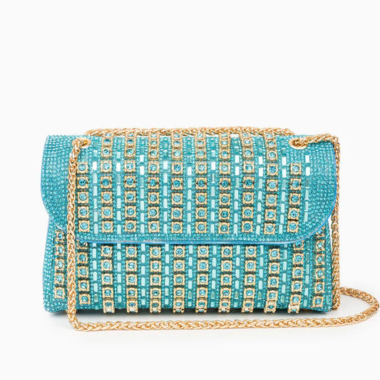 Velanci Claudia Gemstones Clutch: A Statement of Elegance