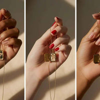 Custom Locket Necklace with Birthstone – Photo Pendant