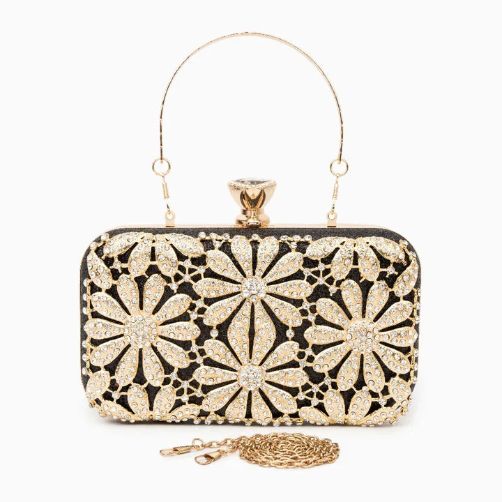 Velanci Leonora Radiant Rhinestone Clutch Bag