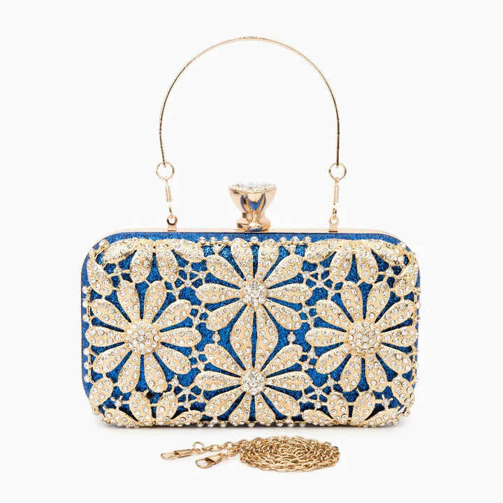 Velanci Leonora Radiant Rhinestone Clutch Bag