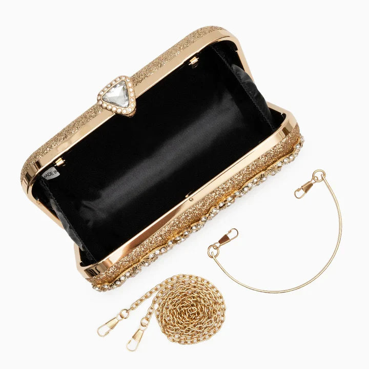 Velanci Leonora Radiant Rhinestone Clutch Bag