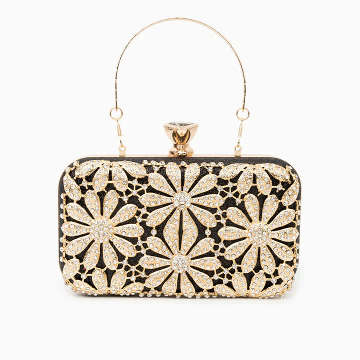 Velanci Leonora Radiant Rhinestone Clutch Bag