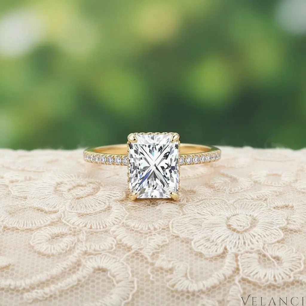 Gold Emerald Cut Ring Isabella Velanci