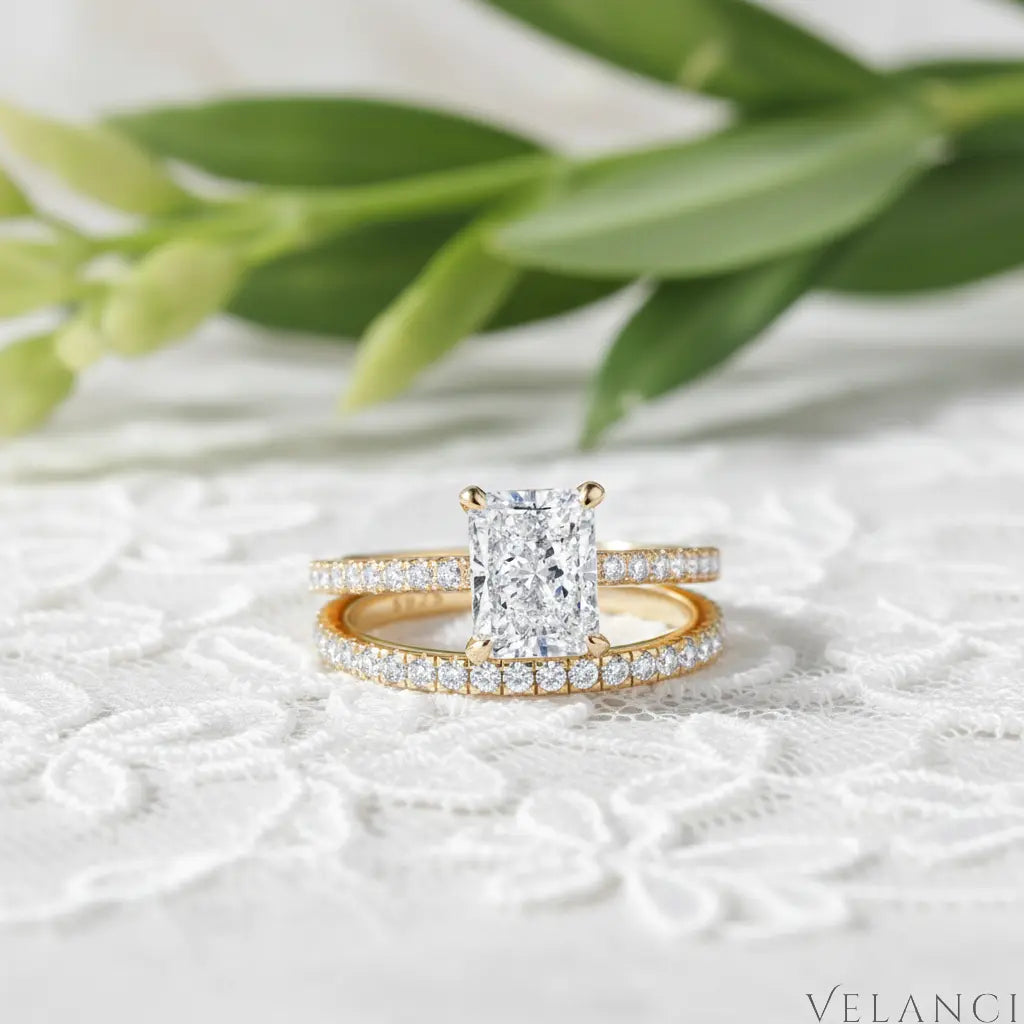 Gold Mini Blossom Ring Set Francesca Velanci