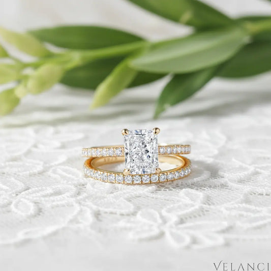 Gold Mini Blossom Ring Set Francesca Velanci