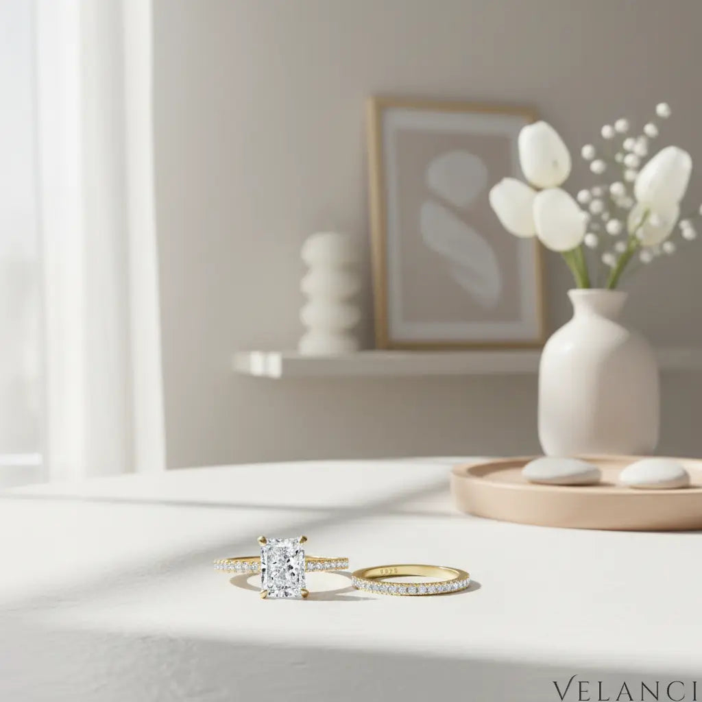 Gold Mini Blossom Ring Set Francesca Velanci
