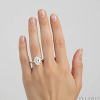 Gold Mini Solitaire Ring Bianca Womens Ring Velanci