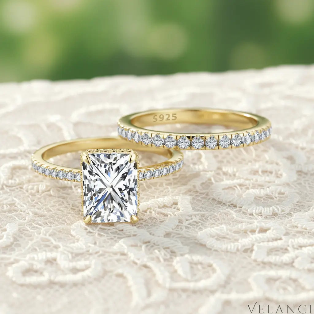 Gold Ring Wedding Set Isabella Velanci
