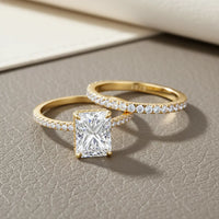Gold Ring Wedding Set Isabella Velanci