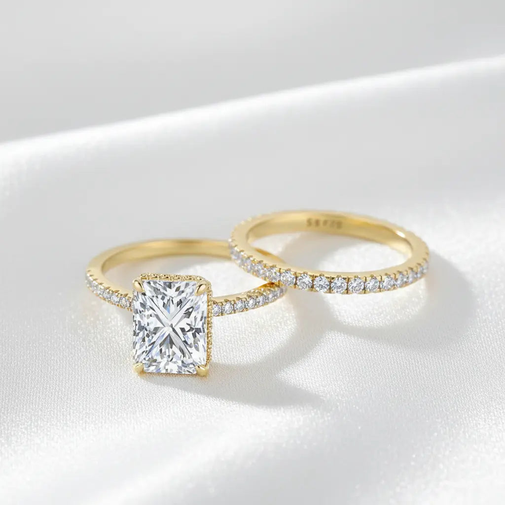 Gold Ring Wedding Set Isabella Velanci