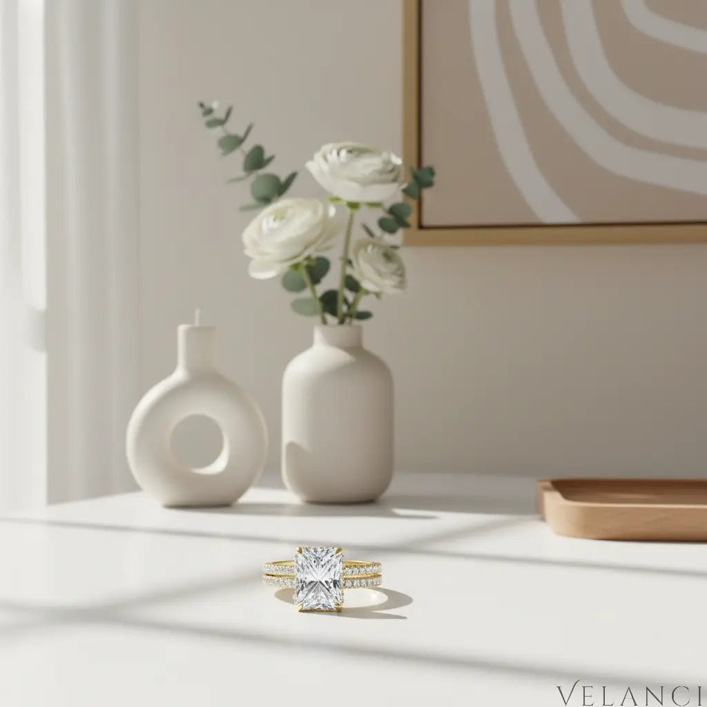 Gold Ring Wedding Set Isabella Velanci