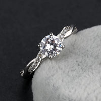 Ring Giulia - Sterling Silver Cubic Zirconia Eternity Band Women's Ring Velanci