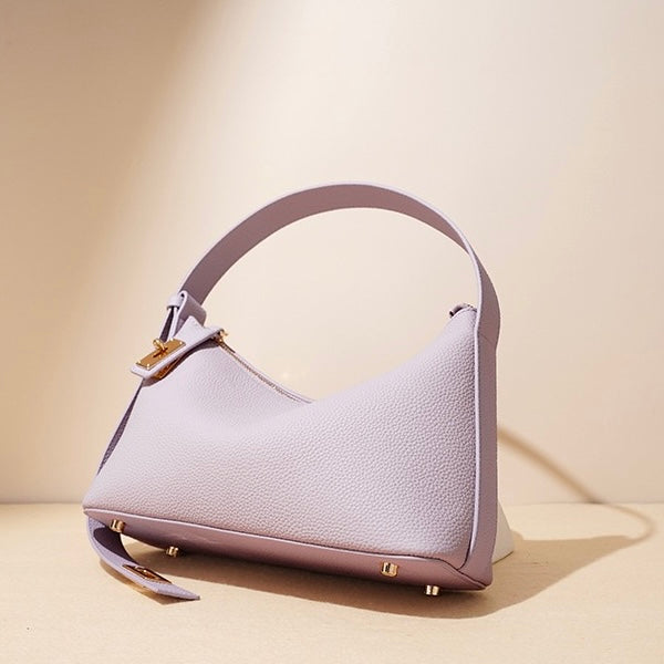 Togo Leather Signature Crossbody Dumpling Bag