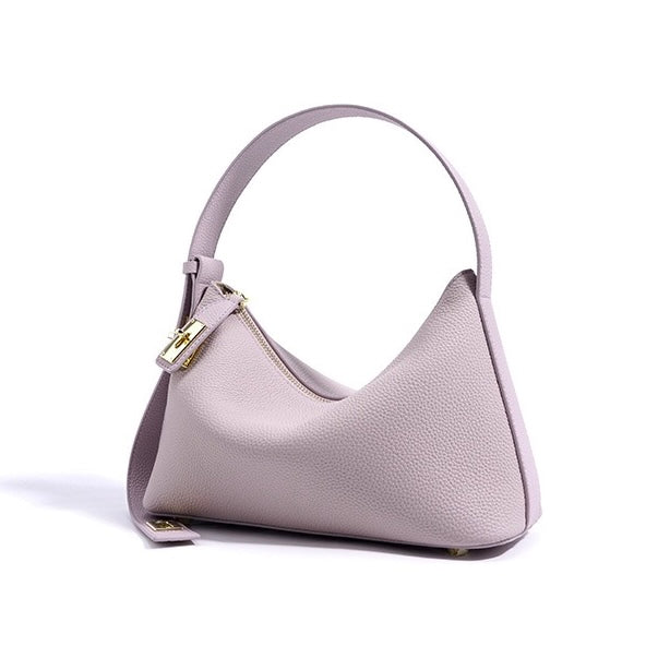 Togo Leather Signature Crossbody Dumpling Bag