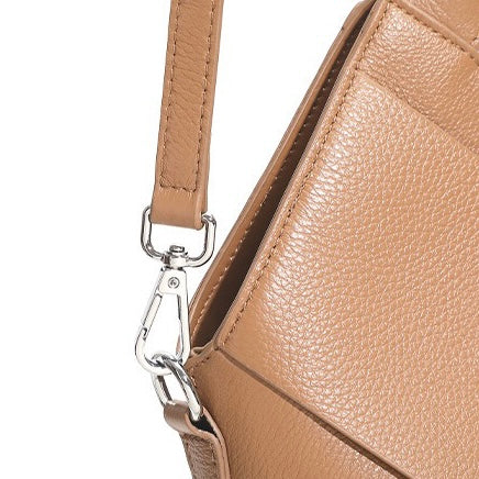 Sophisticated Women's Genuine Leather Woven Handbag