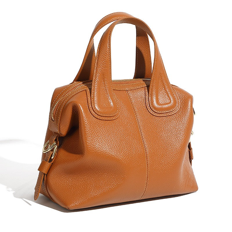 Boston Genuine Leather Shoulder Crossbody Bag - Elegant Versatility in Style