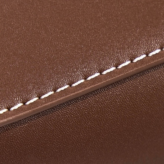 Elegant Leather Crossbody Bucket Bag for Women