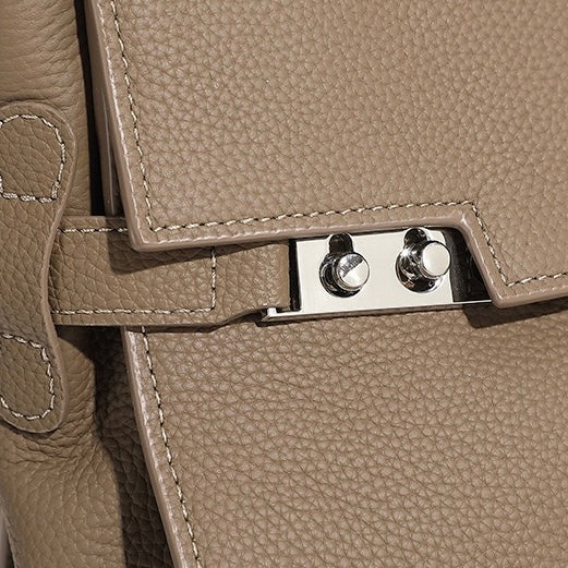 Elegant Women's Genuine Leather Large Capacity Tote Bag