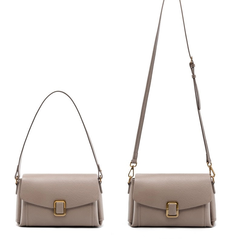 Maillard Elegance Women's Genuine Leather Commuter Tote Bag