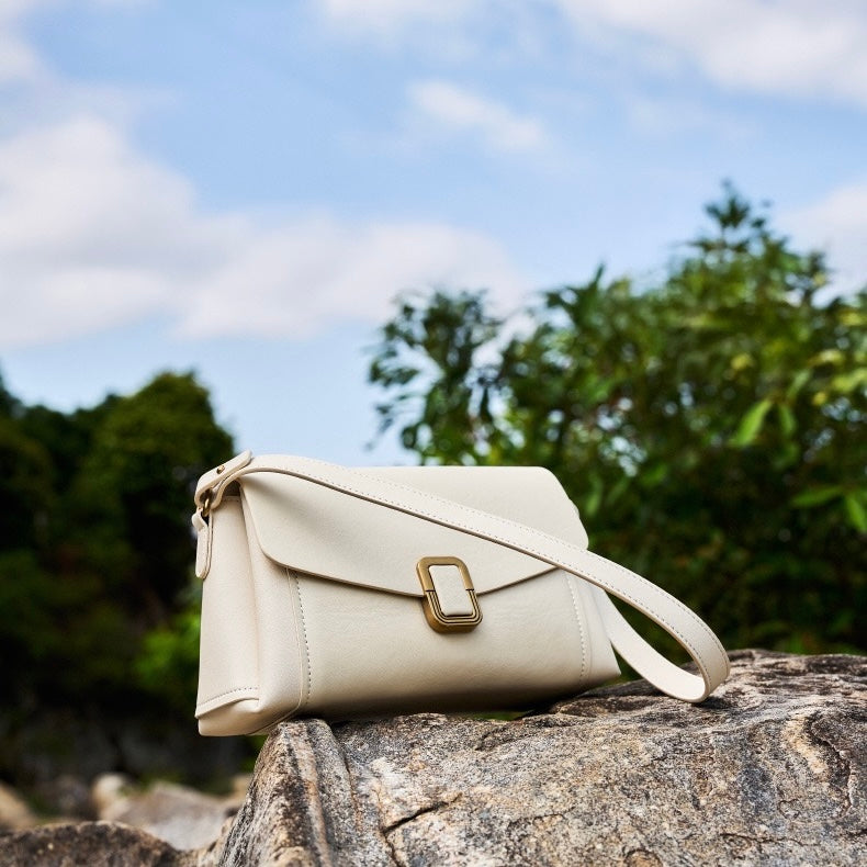 Maillard Elegance Women's Genuine Leather Commuter Tote Bag