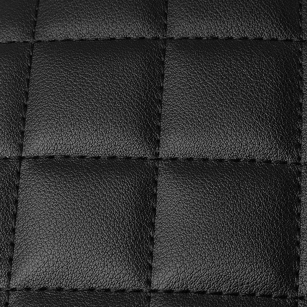 Elegant Genuine Leather Quilted Crossbody Bag with Chain Strap