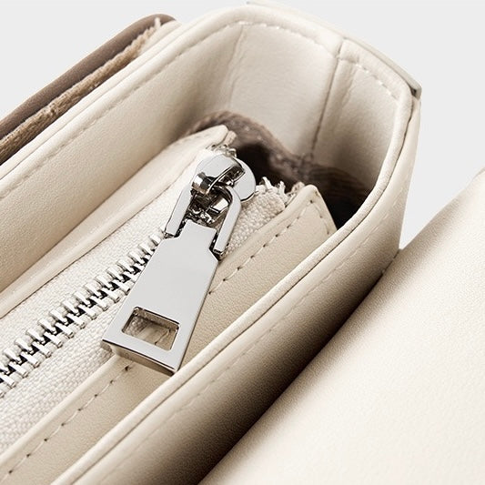 Luxe Quilted Genuine Leather Crossbody Bag for Everyday Elegance