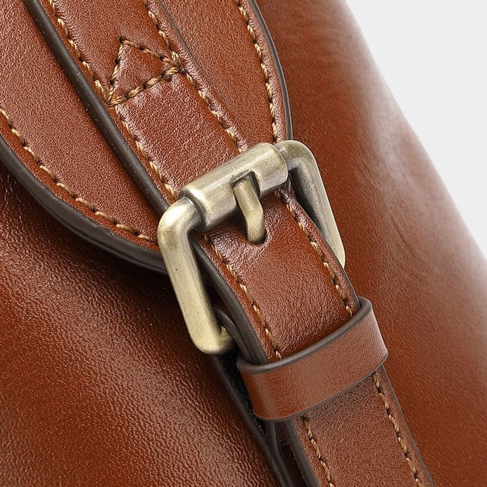 Luxurious Pebbled Leather Convertible Satchel with Elegant Top Handles