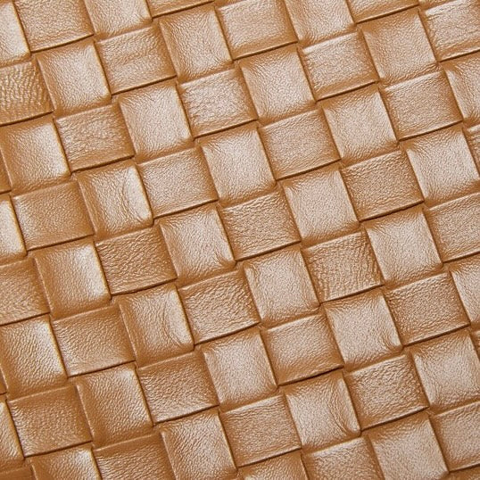 Woven Genuine Leather Commuter Bag for Women