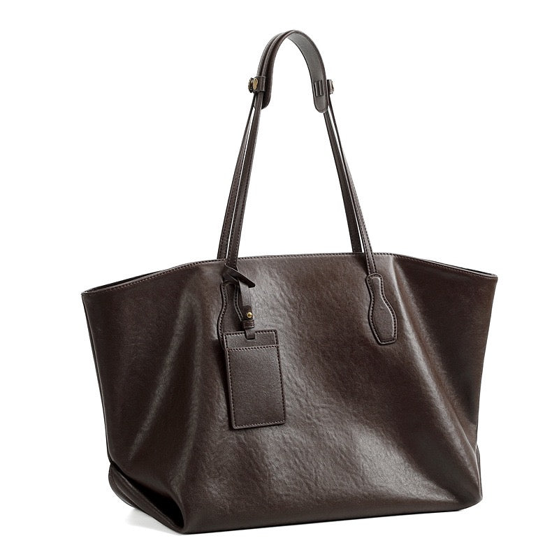 Signature Vintage Leather Tote: Elegance Meets Functionality