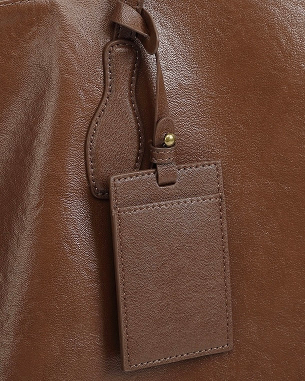 Signature Vintage Leather Tote: Elegance Meets Functionality