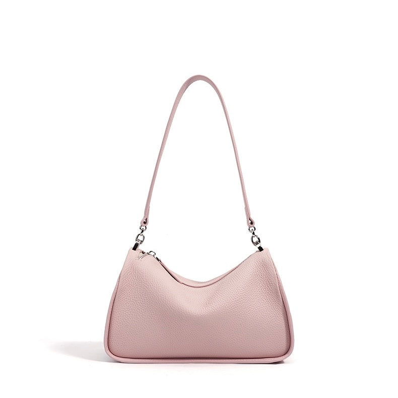 Luxurious Genuine Leather Crossbody Bag with Elegant Patchwork