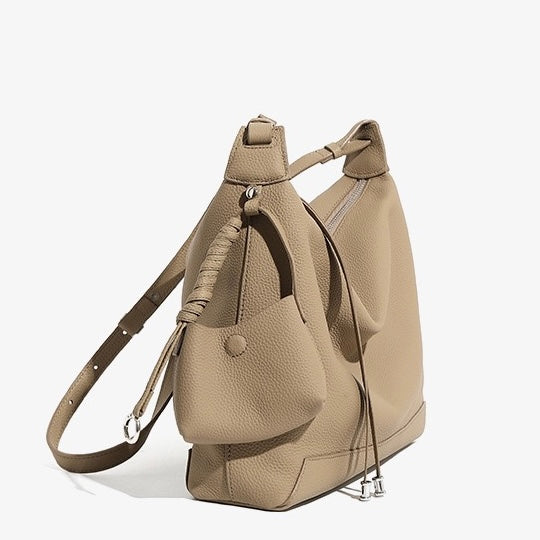 Elegant Minimalist Leather Commuter Tote Bag