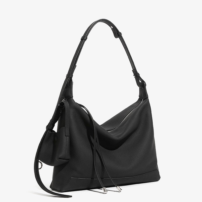Elegant Minimalist Leather Commuter Tote Bag