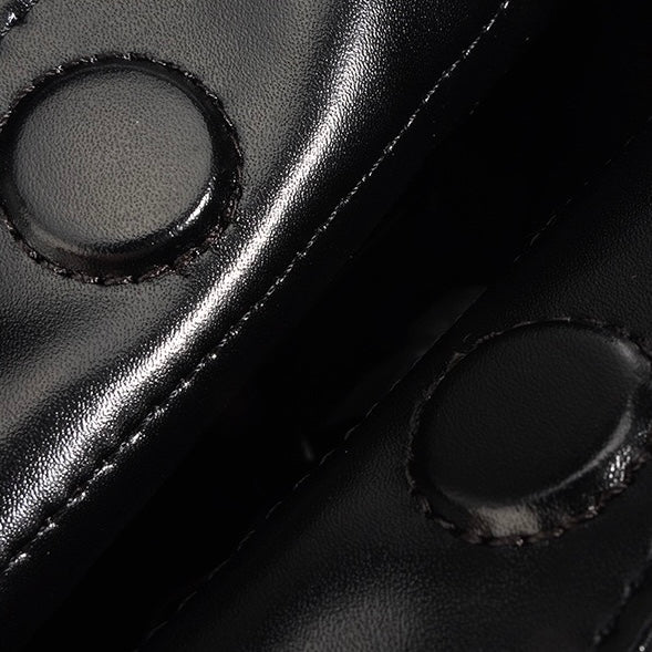 Genuine Leather Quilted Chain Bucket Bag — Effortless Elegance for Every Occasion