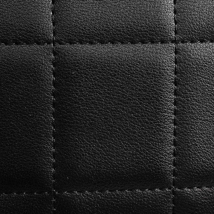 Elegant Genuine Leather Textured Chain Shoulder Bag