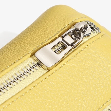 Top Grain Soft Cowhide Elegant Cylinder Clutch Bag